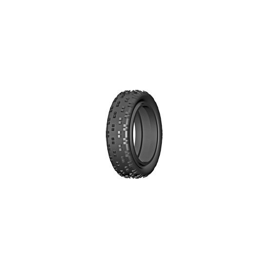GRP Tyres 1:10 BU - 2WD Ant - BULDOG - B Medium - Donut senza Inserto