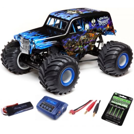 Losi Solid Axle Monster Truck RTR SonUvaDigger SUPER COMBO 2S