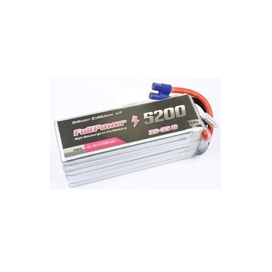 FullPower Batteria Lipo 4S 5200 mAh 35C Silver V2 - EC5