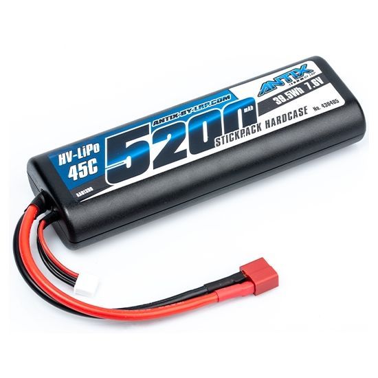 LRP Batteria Lipo GRAPHENE 2S 5200mAh 7.6V High Voltage 45C Stickpack HardCase
