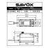 SAVOX SC-1251MG BLACK - 9,0 (6,0V)-0,09 (6,0V) Servocomando ribassato