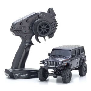 Kyosho Mini-Z 4X4 MX-01 Jeep Wrangler Rubicon Granite Metallic - Automodello elettrico Scaler