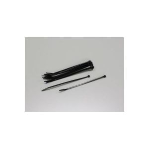 Kyosho Fascette lunghe 150mm nere (18 pz) - 1701BK