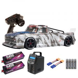 Arrma INFRACTION 1/7 6S BLX All-Road Truck RTR, Silver SUPER COMBO 6S FP HC 80C