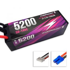 FullPower Batteria Lipo 4S 5200mAh 50/100C HARDCASE - EC5