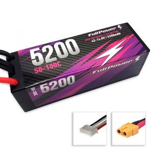 FullPower Batteria Lipo 4S 5200mAh 50/100C HARDCASE - XT90