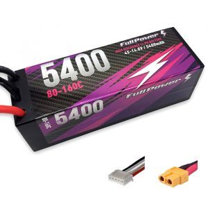 FullPower Batteria Lipo 4S 5400mAh 80/160C HARDCASE - XT90