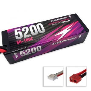 FullPower Batteria Lipo 3S 5200mAh 50/100C HARDCASE - DEANS