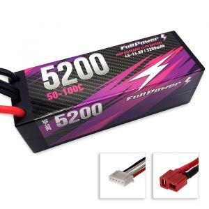 FullPower Batteria Lipo 4S 5200mAh 50/100C HARDCASE - DEANS