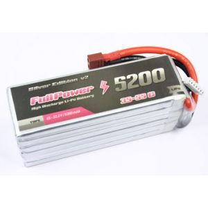 FullPower Batteria Lipo 4S 5200 mAh 35C Silver V2 - DEANS