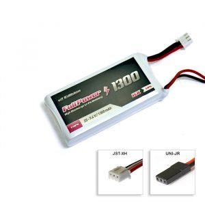FullPower Batteria RX Lipo 2S 1300 mAh 35C V2 - JR