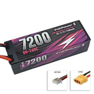 FullPower Batteria Lipo 3S 7200mAh 80/160C HARDCASE - XT90