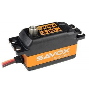 SAVOX SB-2263MG - 10,0 (6,0V)-0,08 (6,0V) Servocomando ribassato